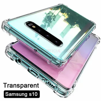 Shockproof Silikonski Primeru Telefon Za Samsung Galaxy S10 S20 S8 S9 plus S10e Primerih Za Samsung S8 Opomba 8 9 20 Ultra Plus Zadnji Pokrovček