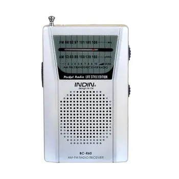 R60 Visoko kakovostnih Prenosnih Pocket Digitalni Radio AM/FM Stereo vgrajeni Zvočnik Universal Teleskopsko Anteno Mini Svetu Sprejemnik