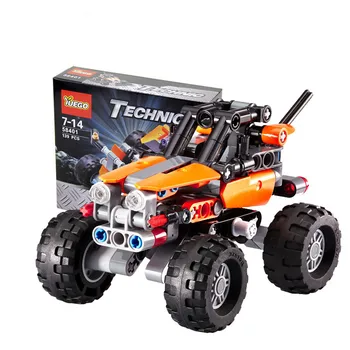 139Pcs Mesto 4WD Off Road Vozila, Model Gradnik Združljiv Legoings Tehnika SUV Tovornjak Opeke Igrače za Fante