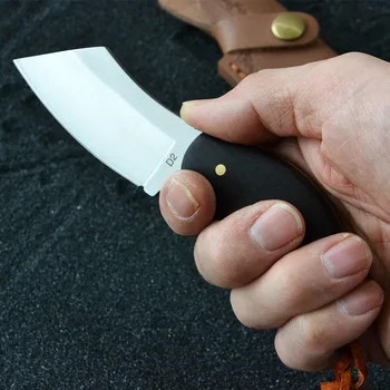 Plovila Darilo Nož D2 Jekla Prostem Vojske Nož Self-Defense Nož Prenosni Mini Nož Naravnost Visoko Trdoto Sharp