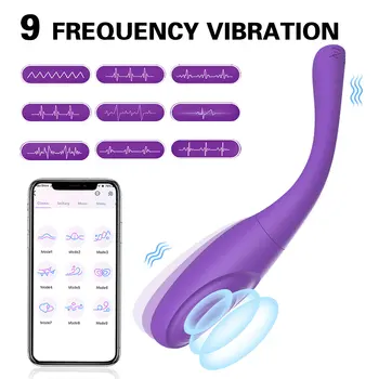 Brezžična tehnologija Bluetooth Za Ženske APP Remote Dolge Razdalje Nadzor Dildo G spot Masaža Vibrator Ženski Čarobno Vibracijsko Jajce Seks Igrače