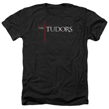 The Tudors TV Show LOGOTIP Licenco za Odrasle Heather T-Shirt Vseh Velikosti