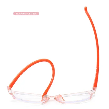 Anti Modra Svetloba Očala za Otroke Računalnik Očala z UV Zaščito Otrok Anti-Modra Anti Sevanja Očala Moda Pregleden