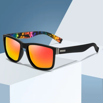 Zunanji Prikrivanje Polarizirana sončna Očala Za Moške Fantje Klasični Tisk PC Okvir Prevlečeni Varstvo moška sončna Očala UV400