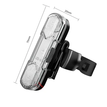 Varnost Opozorilo Kolesa Zadaj Lahka, vodoodporna LED MTB Kolo Svetlobe USB Polnilne Izposoja Rep Varnost opozorilna Lučka