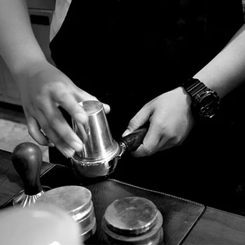 58mm iz Nerjavečega Jekla, Aparat za Doziranje Pokal v Prahu Sprejemnik Napajalni Del za Dom Espresso Stroj za Doziranje Skodelico Kave Nahod Vrč