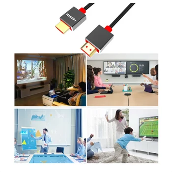 1M-5M RAVNO ULTRA HD 4K 3D Celoti HDCP združljiv KABEL HDMI v2.0 VISOKE HITROSTI HDTV 2160p Za Blu-ray predvajalniki, Ogenj TV, Apple TV