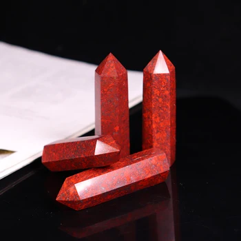 Naravna rdeča barva kristalov kremena Piščančje krvi kamna za Kristalno palico zdravljenje kristalno točke Rude Mineralnih Obrti Doma Dekoracijo 1PC