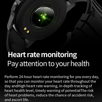 ESeed X28 Pametno Gledati 2021 1.32 Palčni 360*360 Slikovnih pik Zaslon IP68 Vodotesen Srčni utrip, Šport na Prostem Smartwatch za Android IOS