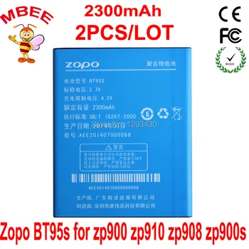 2pcs Original ZOPO BT95S Polnilna 2300mAh Baterija za Zp900 Zp910 Zp908 Zp900s Zp900h Junak H9300+ H9500 G36 Bateria AKKU PIL