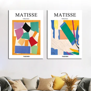 Barvita Matisse Plakati Abstraktno Slikarstvo Na Platno Wall Art Plakat In Tiskanje Fotografij Doma Dekoracijo Za Dnevno Sobo Umetnine