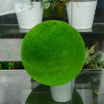 Taftana Okroglo Žogo Zeleno Travo Žogo Umetno Travo Penasto Žogo Okna Modela Simulacije Cvet Vodnih Rastlin Cvetlični Aranžma Acc