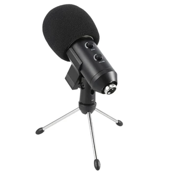 2 Kos Studio Mikrofon Mic Pene Zaščitni ovitek Črni 75x60mm