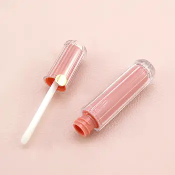 4ml Roza Krog Prazno Lip Gloss Cevi Plastični Premaz za Steklenice Vgrajeni Kozmetična Embalaža Ličila Organizator