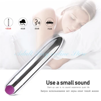 Zmogljiv Mini Bullet Vibrator za Klitoris Stimulator Vagina Masaža G Spot Vibrator, Vibrator za Odrasle Sex Igrače za Ženske Masturbacija