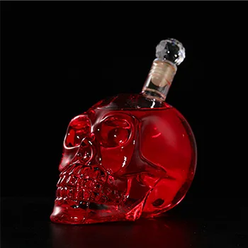 Ustvarjalne Crystal Skull Glavo Steklenico, Viski, Vodka Vino Decanter Steklenice Viski Kozarec Piva, Žganja Skodelice Vode Steklo Klub Bar Doma