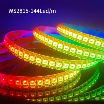 WS2815 WS2812B WS2813 lučka LED trak 5050 lučka kroglice neon znak smart slikovnih pik naslovljive dvojno signal RGB barvno LED trakovi