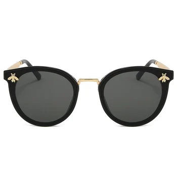 2021 luksuzni čebel Moda za ženske sončna Očala Moških Kvadratnih blagovno Znamko Design sončna Očala Oculos Retro moški železo
