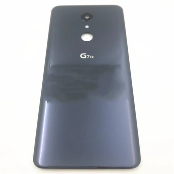 Za LG G7 Fit Q850 Stekleni Pokrov Zaščitni Hrbtni Pokrovček Baterije Zadnje Ohišje Ohišje Objektiv Fotoaparata Z