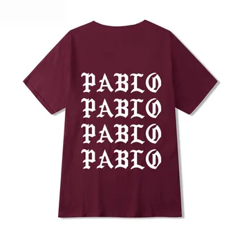Pablo Kanye West Koncert New Yorku, Londonu in Los Angelesu, se počutim, Kot so Paul Bela Črna Kamele Vojske Zelena Vijolična Oranžna Bombaža T-shirt
