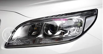 Za Chevrolet Malibu 2013 -Chrome Spredaj Vodja Svetlobe Žarnice Kritje Trim Okvir 2pcs Avto spremembe avtomobilski deli