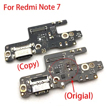 Tip - C Polnilnik USB Dock Priključek Za Xiaomi Redmi 7A Polnjenje Vrata Mikrofon Flex Kabel Nadomestni Deli Za Redmi Opomba 7