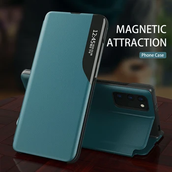 Magnetni Smart Primeru Za Xiaomi Redmi Poco X3 M3 NFC 9A Redme Opomba 9 9 e C 8T Na Xiomi Mi 10T Pro 10 T Lite Stojalo Telefon Kritje