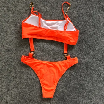 59# Kopalke Ženske Bikini Trdna Nastavite Kopalke En Kos, ki je Napolnjena Modrc Kopalke Plažo maillot bain de femme bikini 2021 mujer