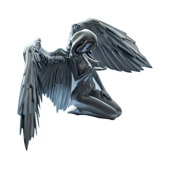 3D Angel Krila Ustvarjalne Kiparstvo Smolo Figur Office Home Dekoracijo Namizni Dekor Ročno Obrt Kiparstvo Sodobne Umetnosti