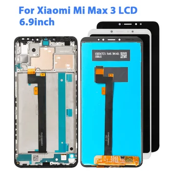 Preizkušen Za Xiaomi Mi MAX 2 3 LCD-Zaslon na Dotik Digiziter Montažo LCD-Z Okvirjem Za Moj MAX 2 3 Zamenjava lcd