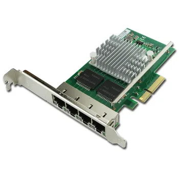 WYI350-T4V2 PCI-E X4 RJ45 Qual Vrata Strežnika Gigabit Ethernet 10/100/1000Mbps Network Interface Card Za i350-T4 NIC