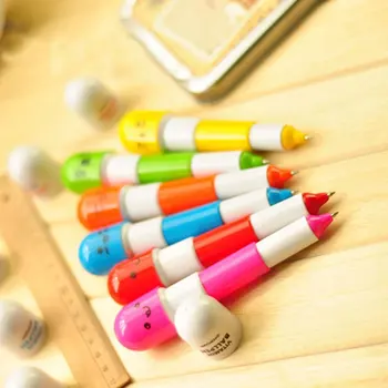 Ustvarjalne Vitamina Tabletke, Kapsule Slog Mini Stretch Kemični Svinčnik Šoli Pisarniški Študent Tiskovine 2020