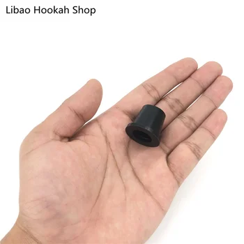 5Pcs Black Hookah Skledo Grommet Silikonsko Tesnilo Za Kajenje Tobaka Chicha Narguile Shisha Sheesha Vode Pribor za Cevi