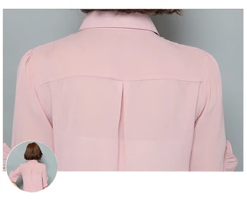 TA202 Ženske Bluze 2019 Priložnostne Elegantno OL Šifon Bluzo Svoboden Urad Dama Srajce Ženska Moda korejski Vrhovi Plus Velikost XXL/4XL