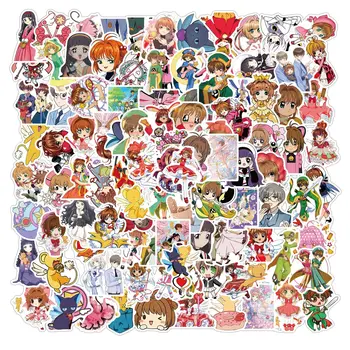 50 KOS Japonski Anime Card Captor Sakura Magic Girl Nalepke za Avto, Kolo motorno kolo, Telefon, Laptop Potovalna Torba Kul Zanimivo