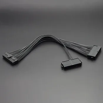 24 Pin Dvojno PSU Napajalni Kabel Podaljšek Sinhroni Kabel ATX 30 cm 24Pin 20+4pin Kabel usb Priključek Za Računalnik