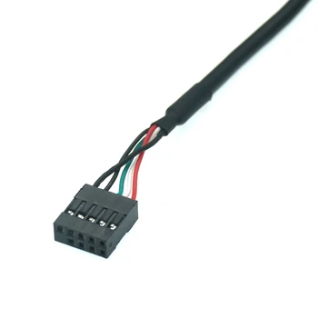 9-pin USB Motherboard Notranji Glavi USB2.0 Bus Adapter Ohišje Vgrajen Kabel za Računalnik Namizni Kabel 10 cm 15 cm