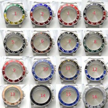 Za Seiko 4R/NH35A/NH36A Pretok Vode Duh Primeru Sapphire Kristalno Keramične Plošče Watch Primeru, 28.5 mm Izbiranje Watch Dodatki