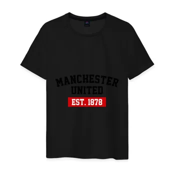Moška T-shirt majica bombaž FC Manchester United EST. 1878