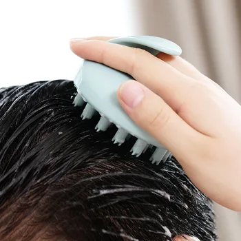 Japonski šampon artefakt glavnik masažo krtačo za odrasle glavo šampon krtačo razumevanje naprave silikonski šampon ščetka za čiščenje lasišča