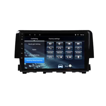 9 inch Android 10 Avto DVD Multimedijski Predvajalnik, GPS Za Honda Civic 2016 2017 2018 2019 avdio avto radio stereo navigacijo