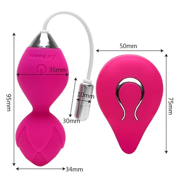 Vaja Vaginalne Vibracijsko Jajce Vibrator Keglove Žogo Brezžični Daljinski upravljalnik Klitoris Stimulator Spolnih Igrač za Ženske
