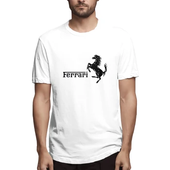 Italijanski Ferrari Logo 3D Tisk T-shirt za Moške in Ženske, Modni Priložnostne Udobno T-shirt Plus Velikost Kratek Rokav 2021 Poletje