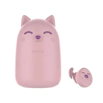 ZW-T12 Nov Slog Luštna Mačka Bluetooth5.0 Slušalke Stavko Brezžične Stereo Ergonomska Slušalke Primerne za Različne Delo Scenarije