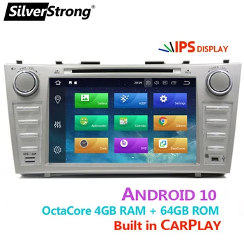SilverStrong Android10 4G Avto DVD 2DIN za TOYOTA CAMRY V40 AURION OctaCore 32GB DSP možnost 2007 2008 2009 2010 2011 V40