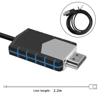 MHL USB Tip C Do HDMI 1080P HD TV Kabel Adapter Za Android Telefone Za Samsung Audio Video Kabel Žice