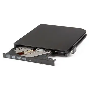 Zunanji Dvojni Vmesnik USB & Tip-C Blu-Ray Gorilnika 4K, Berljiv, CD DVD Burner Blu-Ray Disk za MacBook /Ultrabook/ Netb