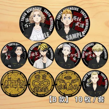 Novi Anime Tokyo Revengers Risanka Značko Broška Zatiči Cosplay Anime Obesek Medaljo Gumbi Zbirka Darila