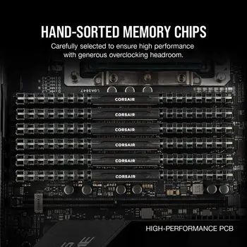 Corsair Vengeance LPX 8GB DDR4 DRAM 3200MHz C16 Namizje Pomnilnik CM4X8GD3200C16K2E združljiv z Intel in AMD DDR4 matične plošče