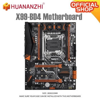 HUANANZHI X99 BD4 V1.1 X99 matična plošča Intel X99 LGA 2011-3 Vse vrste DDR4 RECC128GB M. 2 PCI-E NVME NGFF ATX Strežnik Mainboard